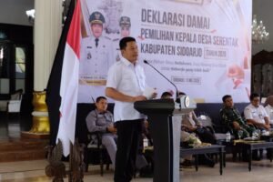 Jelang Pilkades Serentak, 230 Calon Kades Sidoarjo Teken Deklarasi Damai
