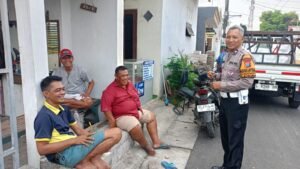 Jelang Pilkades Sidokerto Buduran, Polisi Perkuat Cooling System di Tengah Warga