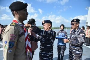 Koarmada II Perkuat Jiwa Nasionalisme Generasi Muda dalam Persami KKRI 2026