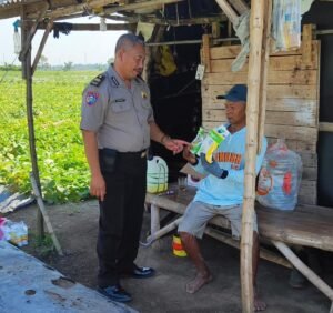 Polsek Tanggulangin Dukung Ketahanan Pangan, Tinjau Lokasi Rencana Tanam Jagung Hibrida di Kedensari