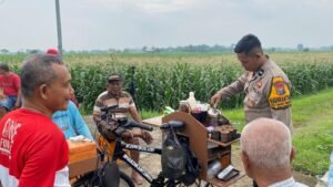 Kopling Bhabinkamtibmas, Ajak Petani Sukseskan Ketahanan Pangan