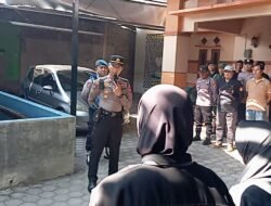 Kapolsek Tarokan Pimpin Apel Pemberangkatan Warga Baru PSHT ke Ngancar, Sampaikan Pesan Kamtibmas Kapolres Kediri Kota