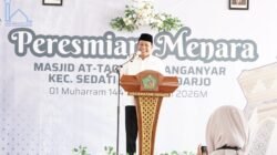 Bertepatan 1 Muharram 1448 H, Bupati Subandi Resmikan Menara Masjid At-Taqwa Kalanganyar