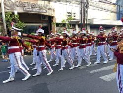 Aksi Memukau Polisi Cilik Binaan Satlantas Polres Kediri Kota Sedot Perhatian Pengunjung CFD
