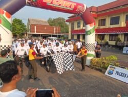 Gowes Bersama Ulama dan Masyarakat, Kapolres Pasuruan Ajak Wujudkan Daerah Aman dan Guyub