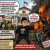 AMI MENGUTUK KERAS TINDAKAN OKNUM MASSA AKSI YANG BERUPAYA MELAKUKAN PENGRUSAKAN DAN PEMBAKARAN DI DEPAN GEDUNG GRAHADI