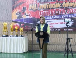 Wabup Mimik Idayana Resmi Buka Turnamen Tenis Meja Hj. Mimik Idayana Cup I 2026