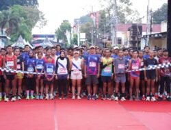 Meriahkan HUT Bhayangkara Ke 80, Dandim 0808/Blitar Bersama Jajaran Forkopimda Ikuti Bhayangkara RUN 2026