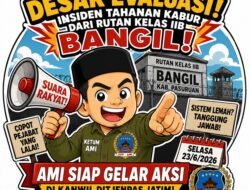 Ketua Umum AMI Minta Karutan Kelas IIB Bangil Pasuruan Dicopot, AMI Siap Gelar Aksi Demo di Kanwil Ditjenpas Jatim Dan Rutan Kelas IIB Bangil