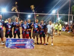 Laga Seru RT 02 vs RT 09 Meriahkan Turnamen Voli Antar RT RW 16 Jaya Regency Pepe Sedati