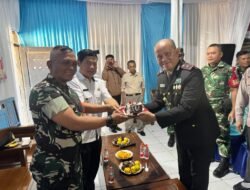 Koramil 0621-23/Parungpanjang Berikan Ucapan HUT Bhayangkara ke-80 kepada Polsek Parungpanjang dan Polsek Tenjo