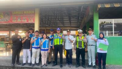 Keselamatan Penumpang Jadi Prioritas, Satlantas Polres Gresik Bersama Dirjen Hubdat Gelar Ramp Check Bus di Rest Area 726 B