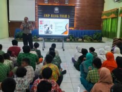 Polsek Candi Edukasi Siswa SMP Hang Tuah 5 Bahaya Bullying dan Narkoba 