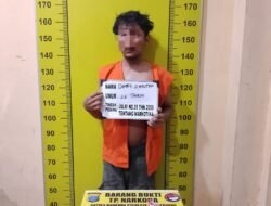 Miliki Sabu dan Coba Kabur, Seorang Pria Dibekuk Satresnarkoba Polresta Deli Serdang dan Polsek Pagar Merbau