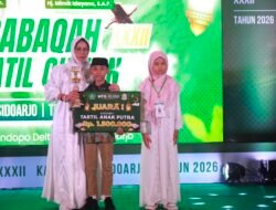Kecamatan Gedangan Juara Umum MTQ ke-32 Tingkat Kab. Sidoarjo, Pemkab Siapkan 2 Tiket Umroh