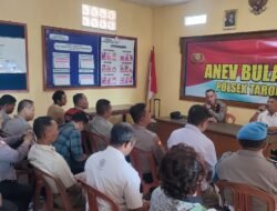 Polsek Tarokan Perketat Pengawasan Internal, Kapolsek Pimpin Gaktibplin dan Pengecekan Senpi untuk Jaga Integritas Personel