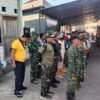 Danramil 03 Serengan Terjun Langsung & Semangati Satgas TMMD, Ormas, Warga Dalam Pengecoran Begesteng Sasaran Saluran Air