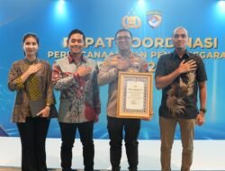 Polresta Sidoarjo Raih Penghargaan Bidang Reformasi Birokrasi Polri