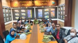 Humas Polresta Sidoarjo dan Media Piramida Perkuat Sinergi, Gencarkan Sosialisasi 110