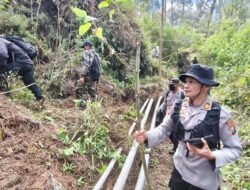 Polres Magetan dan Perhutani Perkuat Mitigasi Karhutla di Cemorosewu, Bangun Ilaran Api Sejauh 1,8 Km