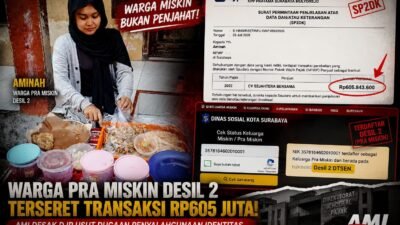 Diduga Dicatut untuk Faktur Pajak Ratusan Juta, Warga Desil 2 Jadi Korban, AMI Minta CV Sejahtera Bersama Diusut