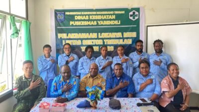 Wujudkan Kemanunggalan TNI-Rakyat, Satgas Yonif 645/GTY Laksanakan Anjangsana Untuk Mempererat Tali Silaturahmi dengan Instansi Terkait
