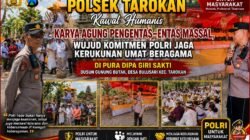 Polsek Tarokan Kawal Humanis Karya Agung Pengentas-Entas Massal, Wujud Komitmen Polri Jaga Kerukunan Umat Beragama