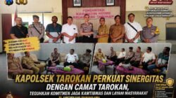Kapolsek Tarokan Perkuat Sinergitas dengan Camat Tarokan, Teguhkan Komitmen Jaga Kamtibmas dan Layani Masyarakat