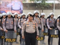Personel Dalmas Jajaran Polda Jatim Asah Kemampuan di Kediri, Tingkatkan Kesiapsiagaan Hadapi Gangguan Kamtibmas