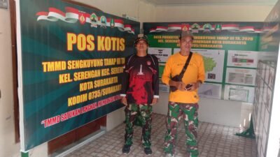 Low profile, Ini Dia Sosok Ketua Pokmas Kelurahan Serengan Yang Sibuk Saat TMMD Sengkuyung Tahap III TA. 2026