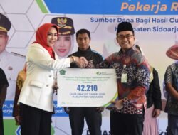 Pemkab Sidoarjo Lindungi 42.210 Pekerja Rentan Dengan BPJS Ketenagakerjaan,Anggaran Rp4,5 Miliar dari DBHCHT, Wabup Mimik: “Bangun Manusia Juga Bagian dari Pembangunan”