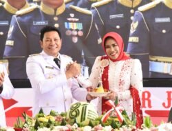 HUT Ke-81 RI di Sidoarjo, Bupati Subandi Serahkan Remisi dan Apresiasi Inovasi Pelayanan Polresta