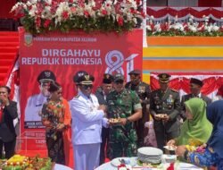 Semarak HUT RI Ke-81 Di Batas Ujung Timur, Satgas Swasembada Yonif 643/Wns Koops TNI Habema Terlibat Upacara Dan Gelar Layanan Kesehatan Gratis