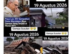 Gempa Susulan Terus Mengguncang Flores, Paus Leo XIV dan Fr. William Satel Sura BHK Ajak Masyarakat Perkuat Solidaritas