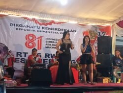 Kepala Desa Medaeng Alex Kuswanto Meriahkan Panggung Gembira HUT Kemerdekaan RI ke-81