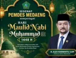 Peringati Maulid Nabi 1448 H, Keluarga Besar Pemdes Medaeng Waru Sidoarjo Perkuat Silaturahmi dan Nilai Keagamaan