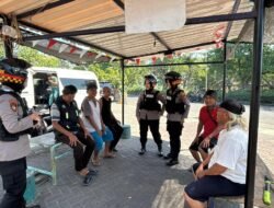 Polwan Polresta Sidoarjo Patroli Kamtibmas, Berikan Rasa Aman dan Nyaman Masyarakat