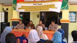 Curhat Kamtibmas di Desa Prambon, Polresta Sidoarjo Ajak Warga Jaga Situasi Kondusif