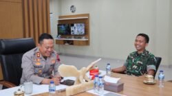 Perkuat Sinergitas TNI-Polri, Danyonif TP 449/SH Kunjungi Polres Sukoharjo