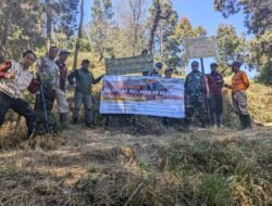 Jaga Merapi dari Ancaman Karhutla, Babinsa dan Tim Gabungan Sisir Jalur New Selo
