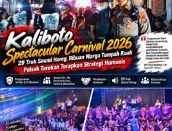 Kaliboto Spectacular Carnival 2026, Polsek Tarokan Terapkan Strategi Humanis di Balik 29 Truk Sound Horeg