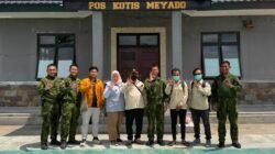 Jaga Kesehatan Prajurit, Puskesmas Meyado Gelar Skrining Malaria di Pos Kotis Satgas Yonif 147/KGJ