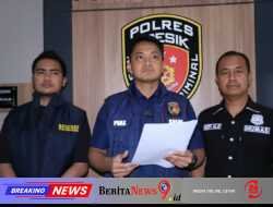 Polres Gresik Amankan Pria Eksibisionis di Cerme, Sering Beraksi Sasar Pemotor Wanita