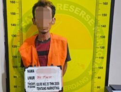 Satresnarkoba Polresta Deli Serdang Berhasil Amankan Seorang Pria dan Sita 4,32 Gram Shabu