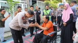 Sentuh Hati! Aksi Cepat Polres Gresik Selamatkan Ekonomi Keluarga Driver Ojol Korban Kecelakaan