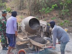 Babinsa Banyudono Turun Tangan, Jembatan Perintis Garuda di Gumukrejo Diperkuat