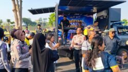Tidak Hanya Pengamanan, Polresta Sidoarjo Hadirkan Layanan Publik di CFD