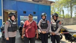 Polwan Jenggala Presisi Patroli Sekolah dan Perumahan, Sampaikan Imbauan Kamtibmas