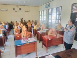 Satbinmas Polres Pasuruan Beri Edukasi Harkamtibmas kepada 1.350 Siswa Dan Dewan Guru SMKN Winongan