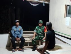 Demi Terciptanya Keamanan Dan Kenyamanan Malam Hari, Ini Peran Babinsa Di wilayah